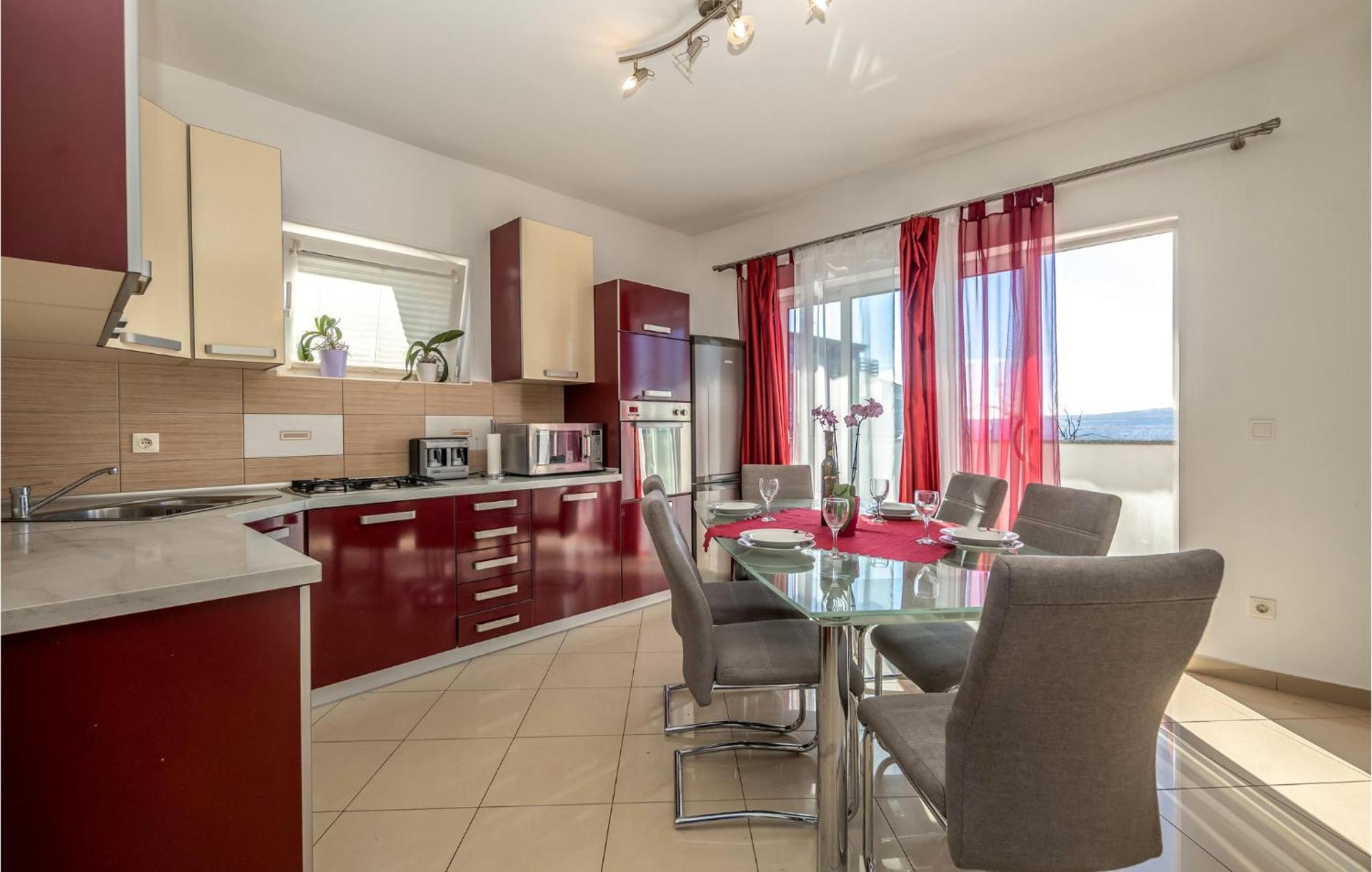 Nice Apartment In Crikvenica With House Sea View Exteriör bild